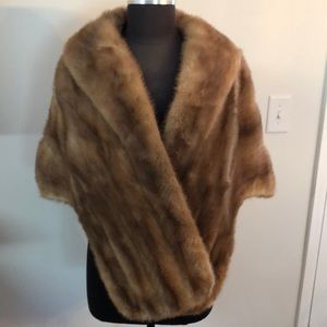 Vintage Brown Mink Stole